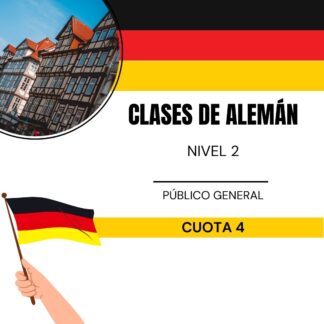 Alemán Nivel 2 - Público General - Cuota 4 de 4 - Julio 2023