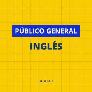 Inglés - Nivel 1 - Público General - Cuota 3 de 4- Junio 2023