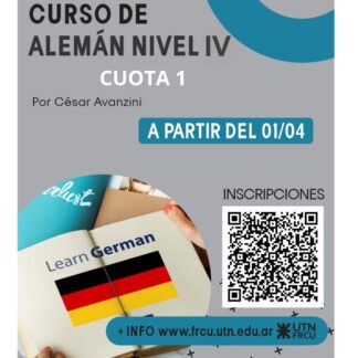 Alemán Nivel 4 - Alumnos UTN -  Cuota 1 de 7