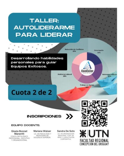 SEU'25 Taller Autoliderarme para Liderar - Cuota 2 de 2 -  UTN FRCU