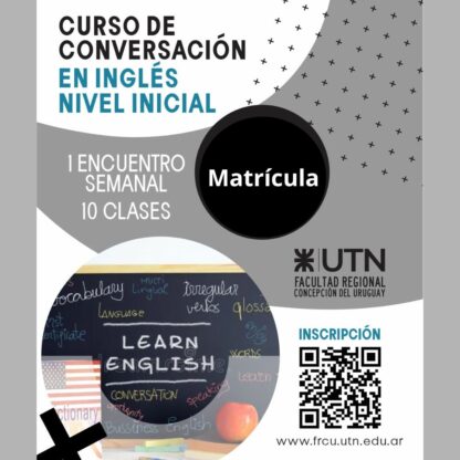 Curso Conversación en Inglés - Nivel Inicial - Comunidad UTN - Matrícula