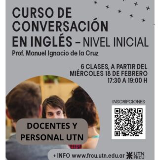 SEU'26 - Conversación en Inglés - Docentes y Personal UTN - Curso de Verano.