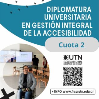 Diplomatura Universitaria en Gestión Integral de la Accesibilidad - Cuota 2 de 6