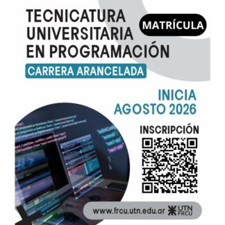 Tecnicatura en Programación - Matrícula - Cohorte 2026 - UTN FRCU