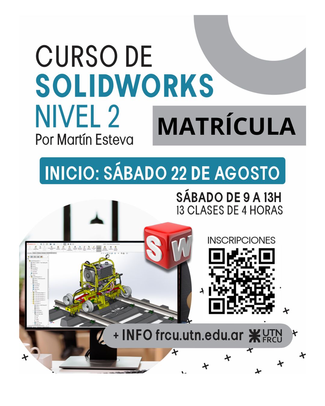Curso de SolidWorks Nivel 2- Matrícula