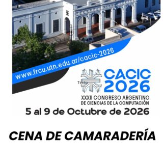 CACIC 2026 - TARJETA CENA DE CAMARADERÍA - UTNFRCU