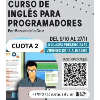 Curso de Inglés para Programadores - Público General - Cuota 2 de 2